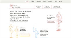 Desktop Screenshot of aisance-creativite.ch